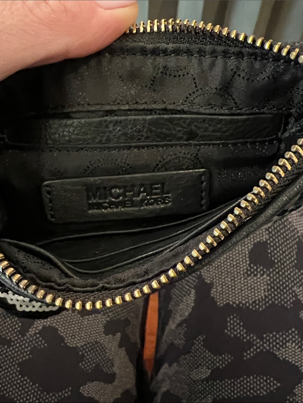 Michael Kors Black Sequin Wristlet with Gold Hardware - Picture 4 of 4